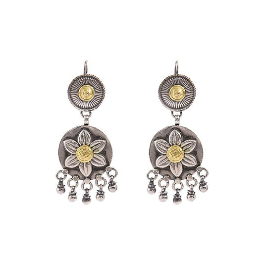 GOLD FOIL FLORAL DANGLERS