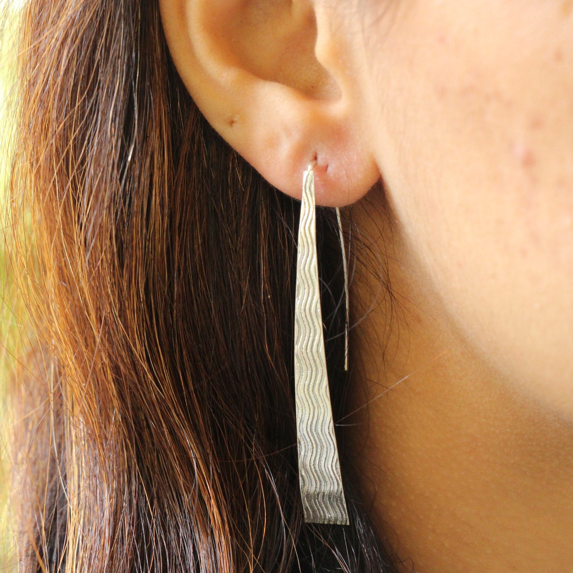 Amaira Bold Silver Hoop Earrings