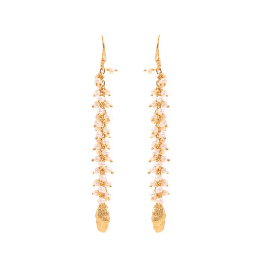 Heavenly Raindrop Pearl Danglers