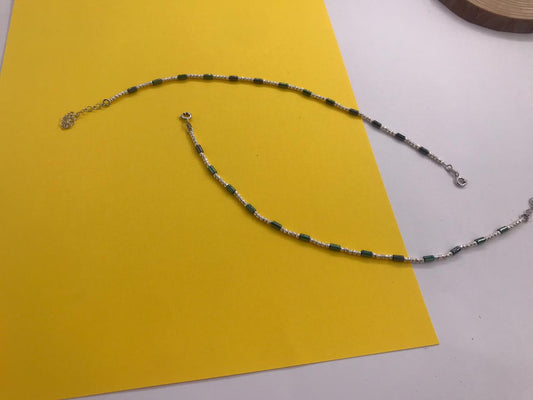 Green Mix Bead Payal