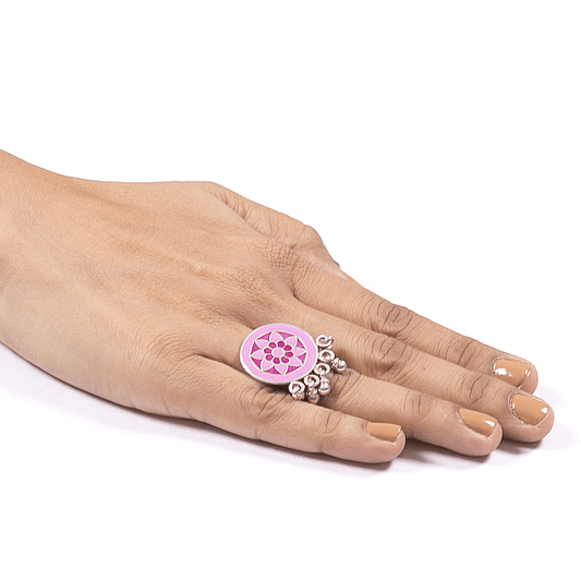 PINK LOTUS RING