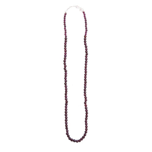 POTA GARNET BEADS NECKLACE