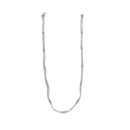 OXIDIZE SILVER LONG CHAIN