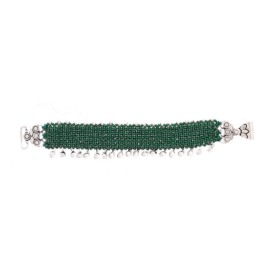 GREEN STONE BRACELET