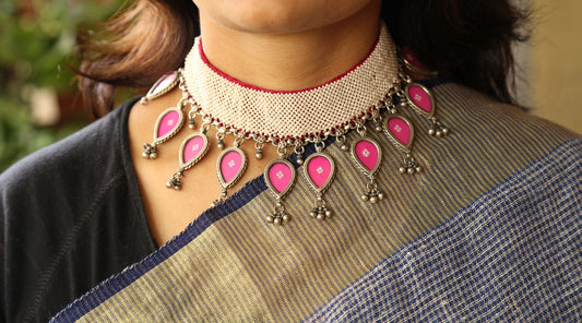 Queen Padmavati Pearl & Paint Ranihaar
