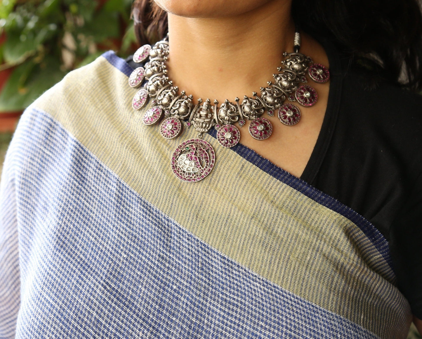 Mahishmati Ethereal Lakshmi Necklace