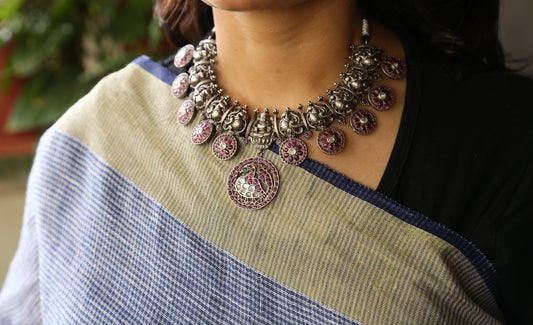 Mahishmati Ethereal Lakshmi Necklace