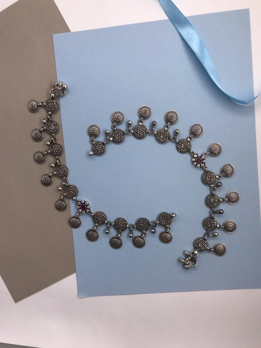 Round Antique Bead Payal