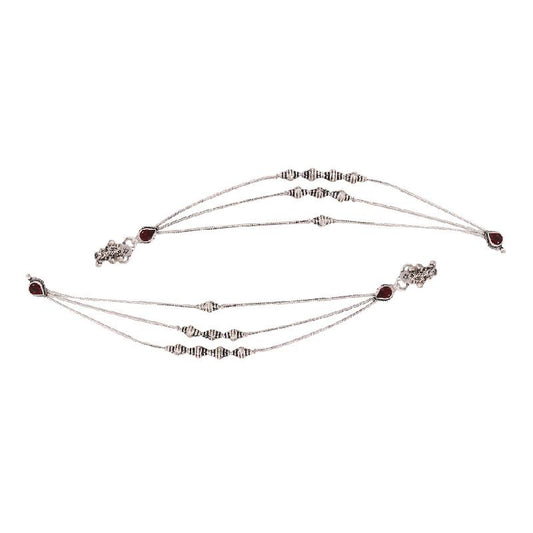 Three Line Bead Payal