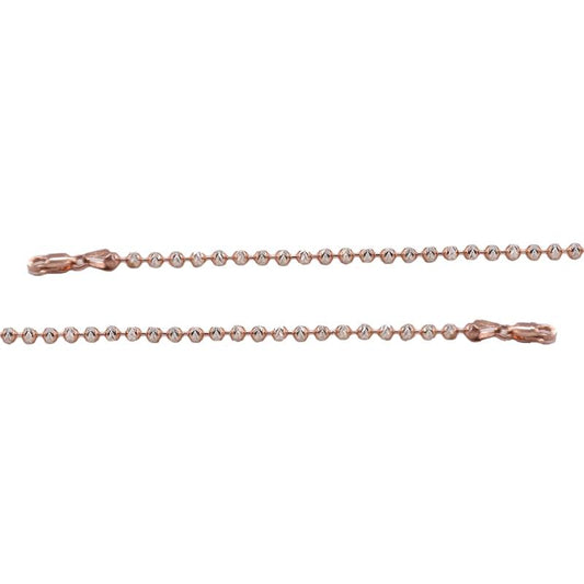 Rose Gold Bead Payal