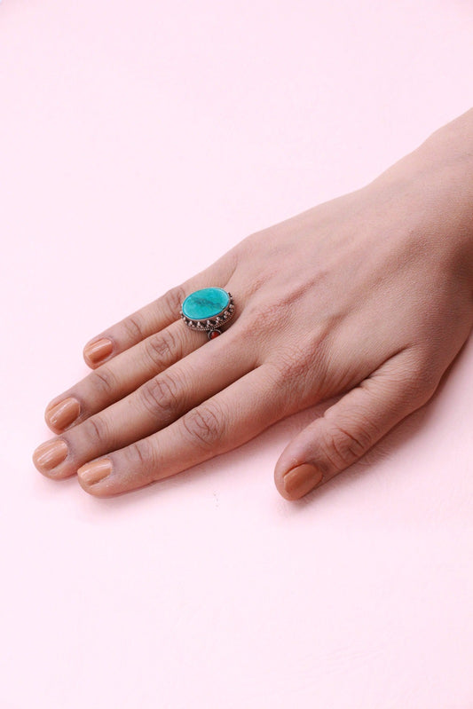 Kherwa Turquoise Classy Ring