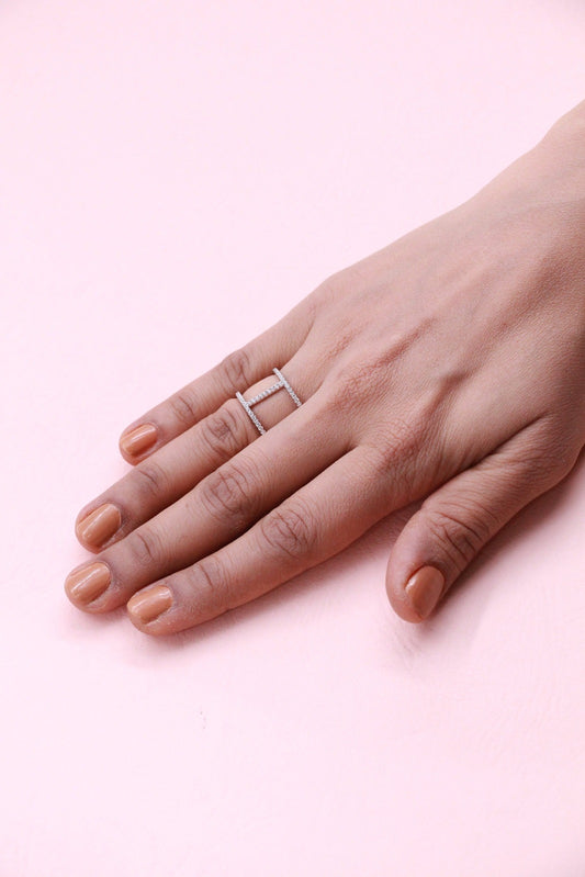 Broad Cocktail Diamond Ring