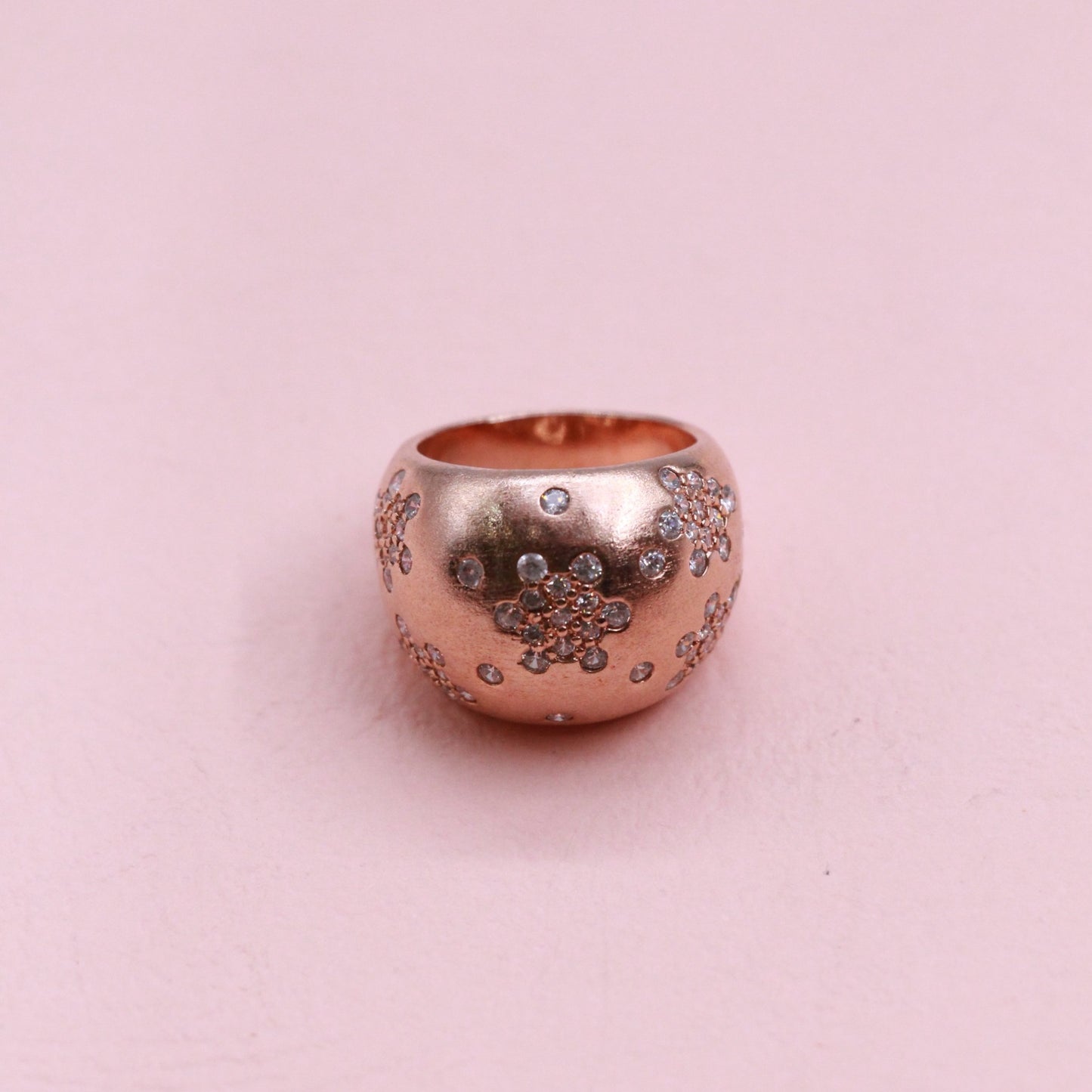Rose Dome Cocktail Ring